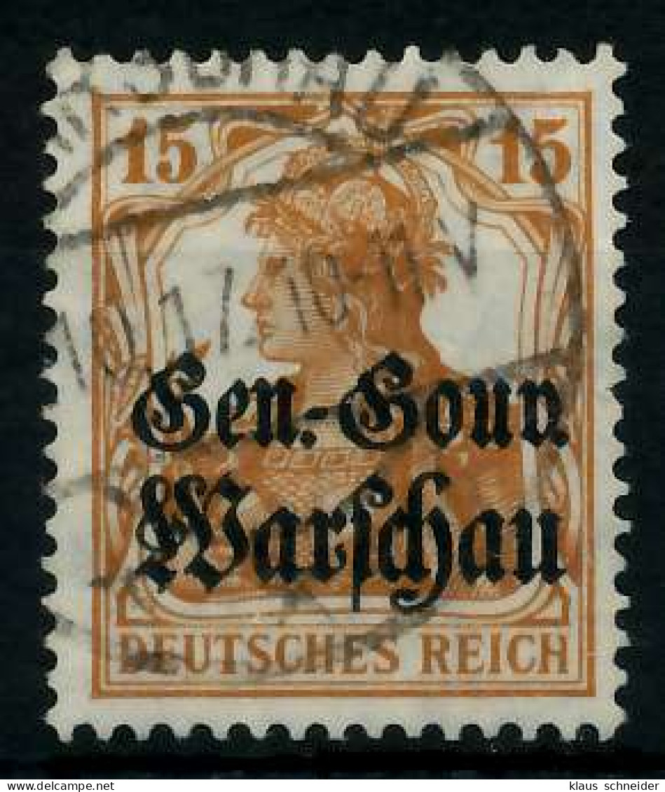 BES 1WK D-POST IN POLEN Nr 11 Gestempelt X776966 - Besetzungen 1914-18