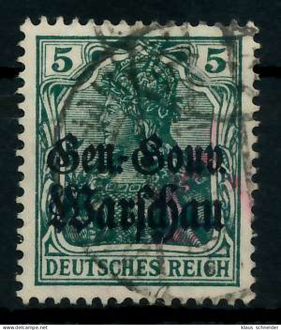 BES. 1WK D-POST IN POLEN Nr 8b Gestempelt X776B2E - Occupazione 1914 – 18