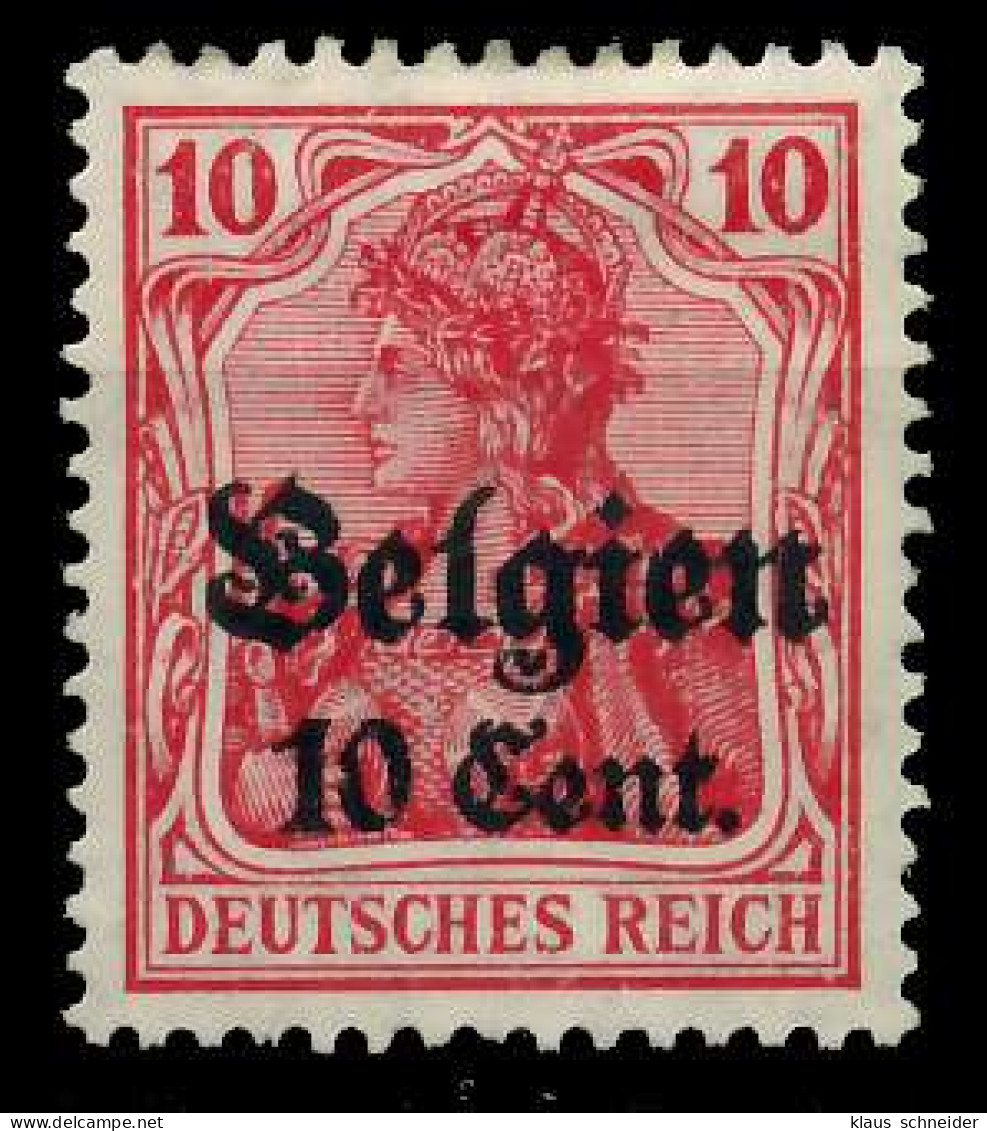 BES 1WK LP BELGIEN Nr 14a Ungebraucht X77B7A2 - Occupation 1914-18