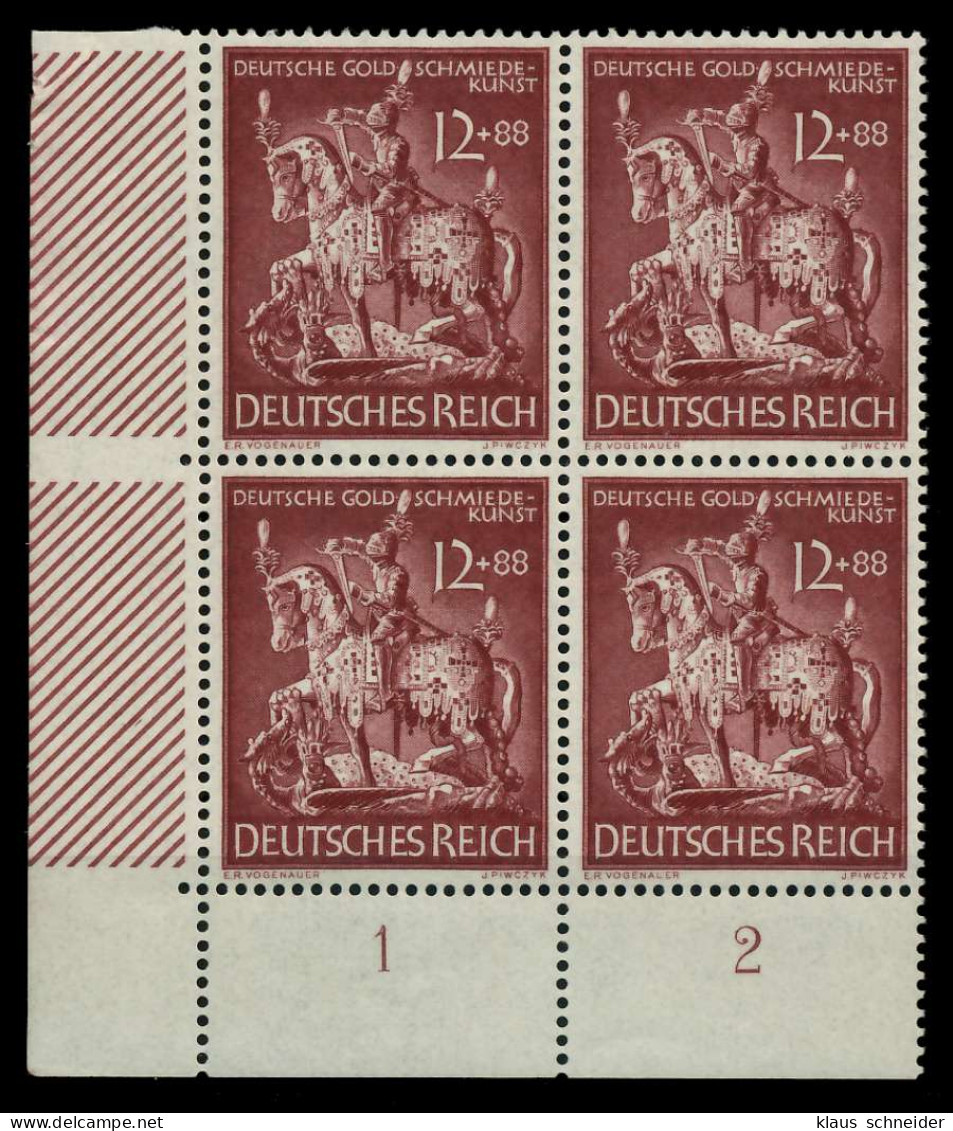 3. REICH 1943 Nr 861 Postfrisch VIERERBLOCK X780322 - Neufs
