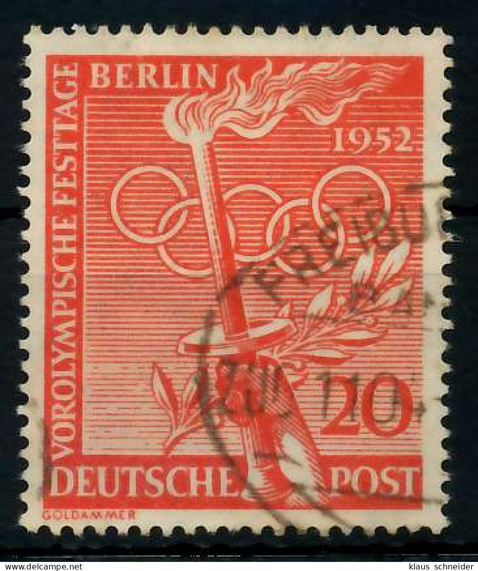 BERLIN 1952 Nr 90 Gestempelt X78B50A - Used Stamps