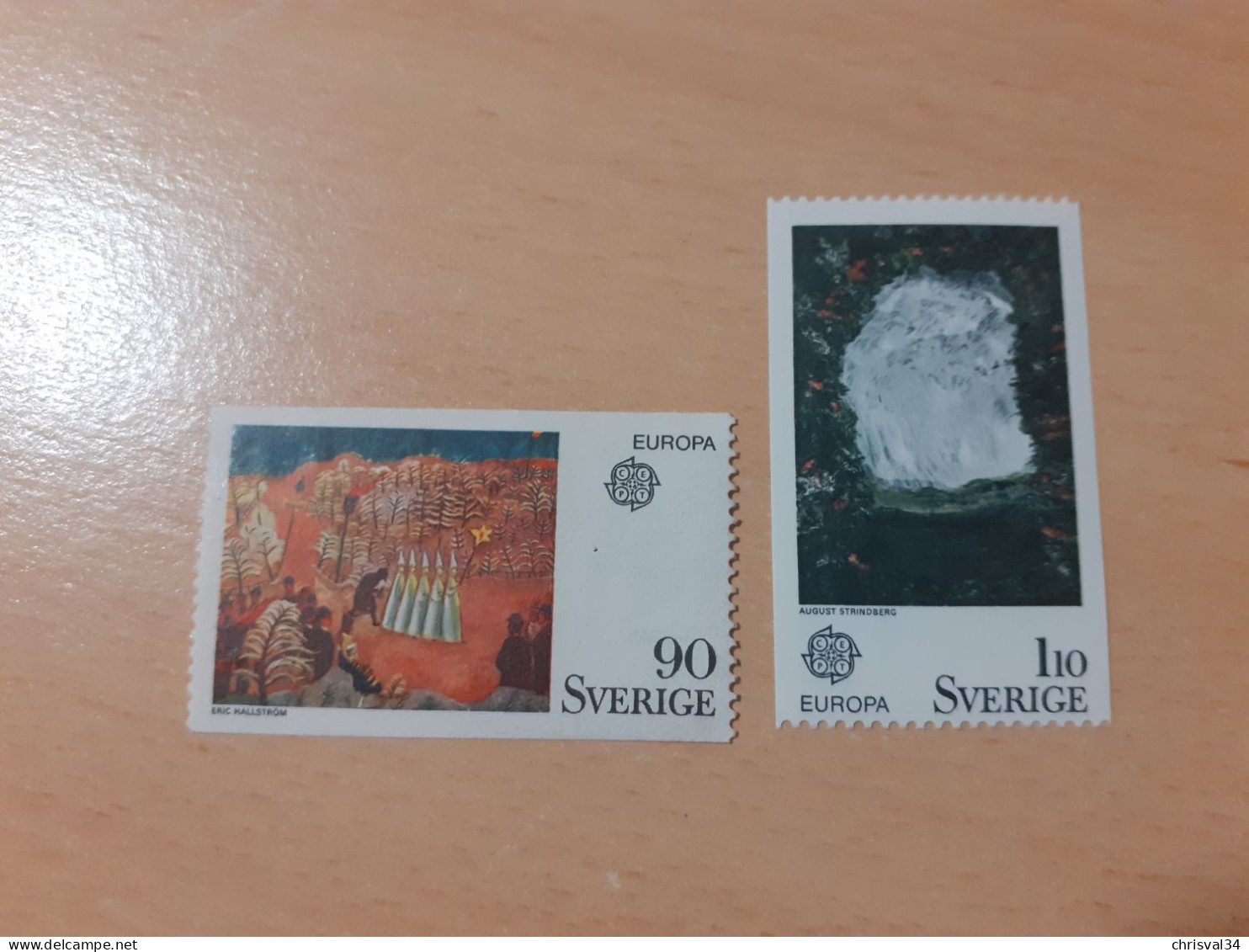 TIMBRES   SUEDE   ANNEE   1975   N  880  /  881   COTE  2,00  EUROS   NEUFS  LUXE** - Neufs