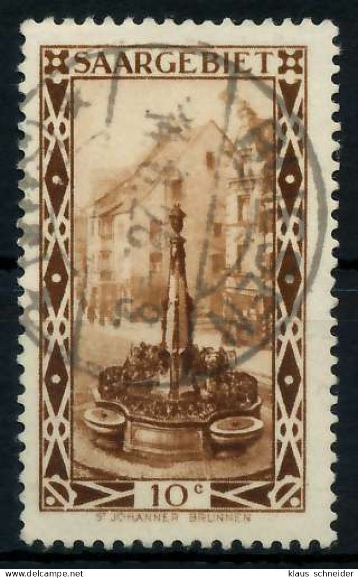 SAARGEBIET 1926 Nr 108II Gestempelt X7951FA - Used Stamps