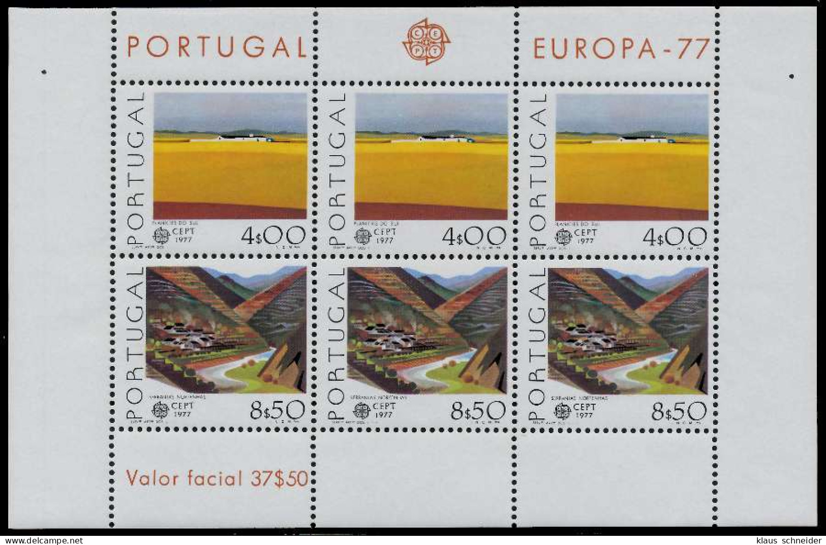 PORTUGAL Block 20 Postfrisch X7977AA - Blocks & Sheetlets