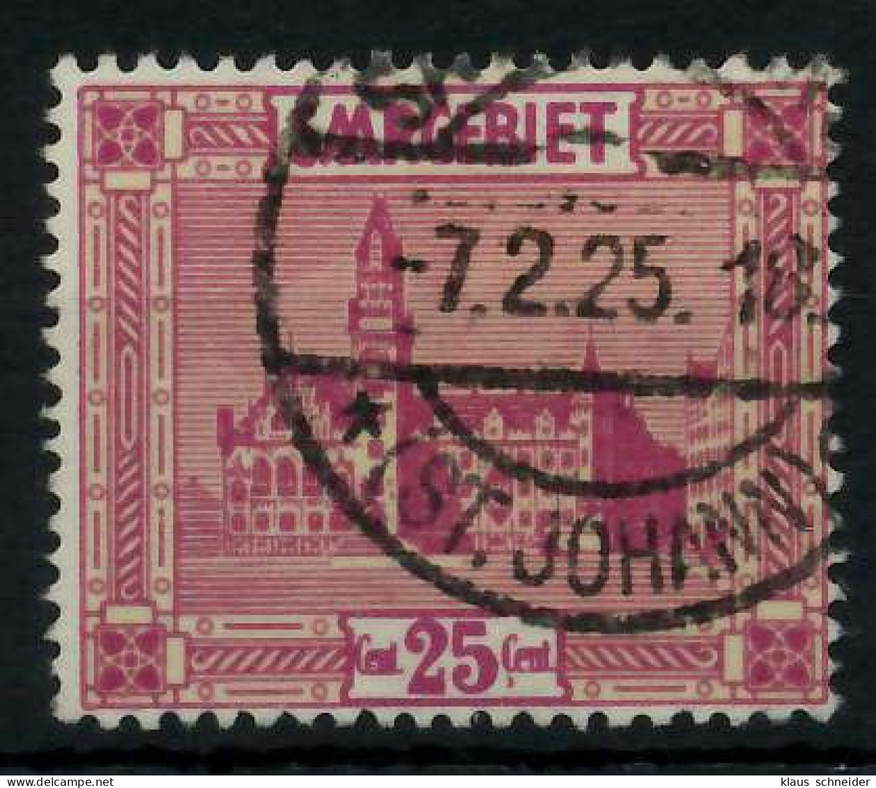 SAARGEBIET LANDS.BILD Nr 100I Gestempelt X79E18E - Used Stamps