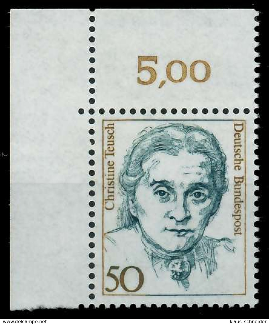 BRD DS FRAUEN Nr 1304 Postfrisch ECKE-OLI X7D5092 - Unused Stamps