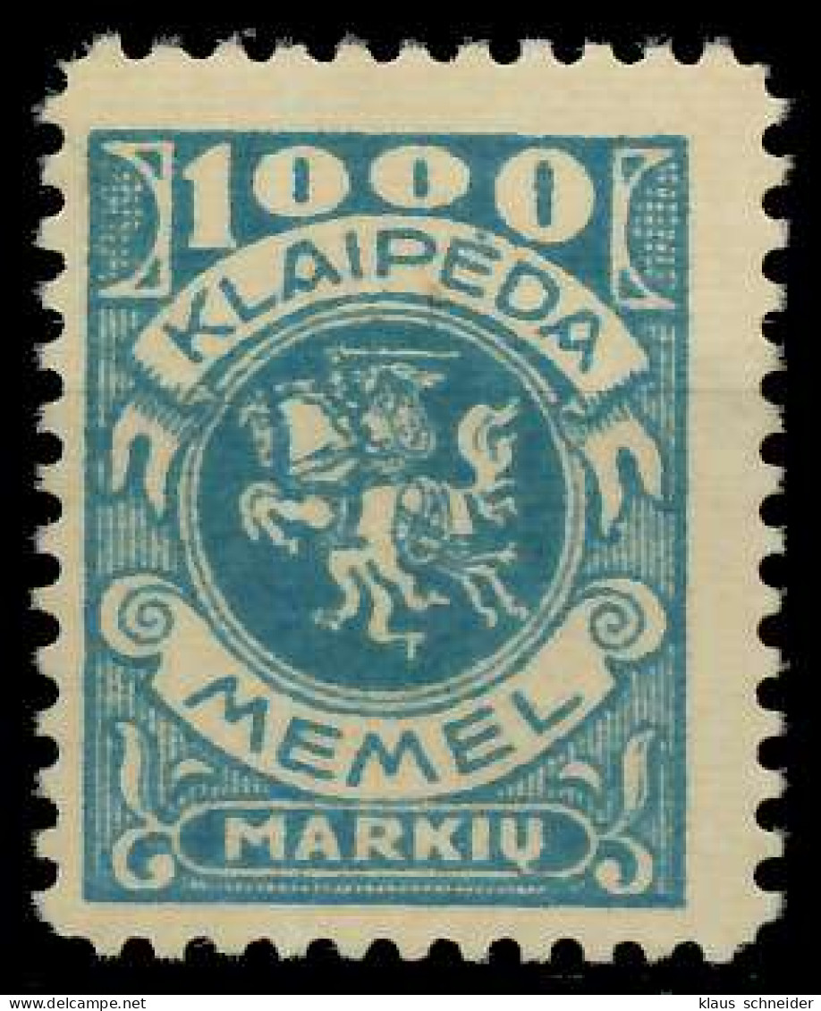 MEMEL 1923 Nr 150 Postfrisch X7DA432 - Memel (Klaïpeda) 1923