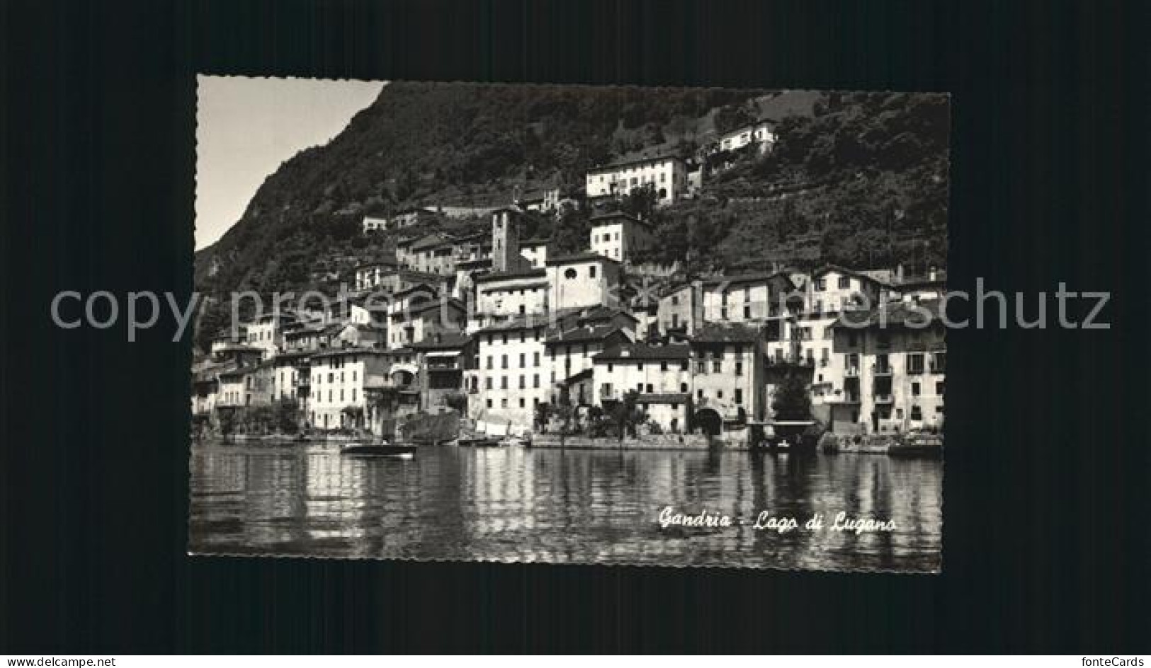 12472018 Gandria Lago Di Lugano Panorama Gandria - Andere & Zonder Classificatie