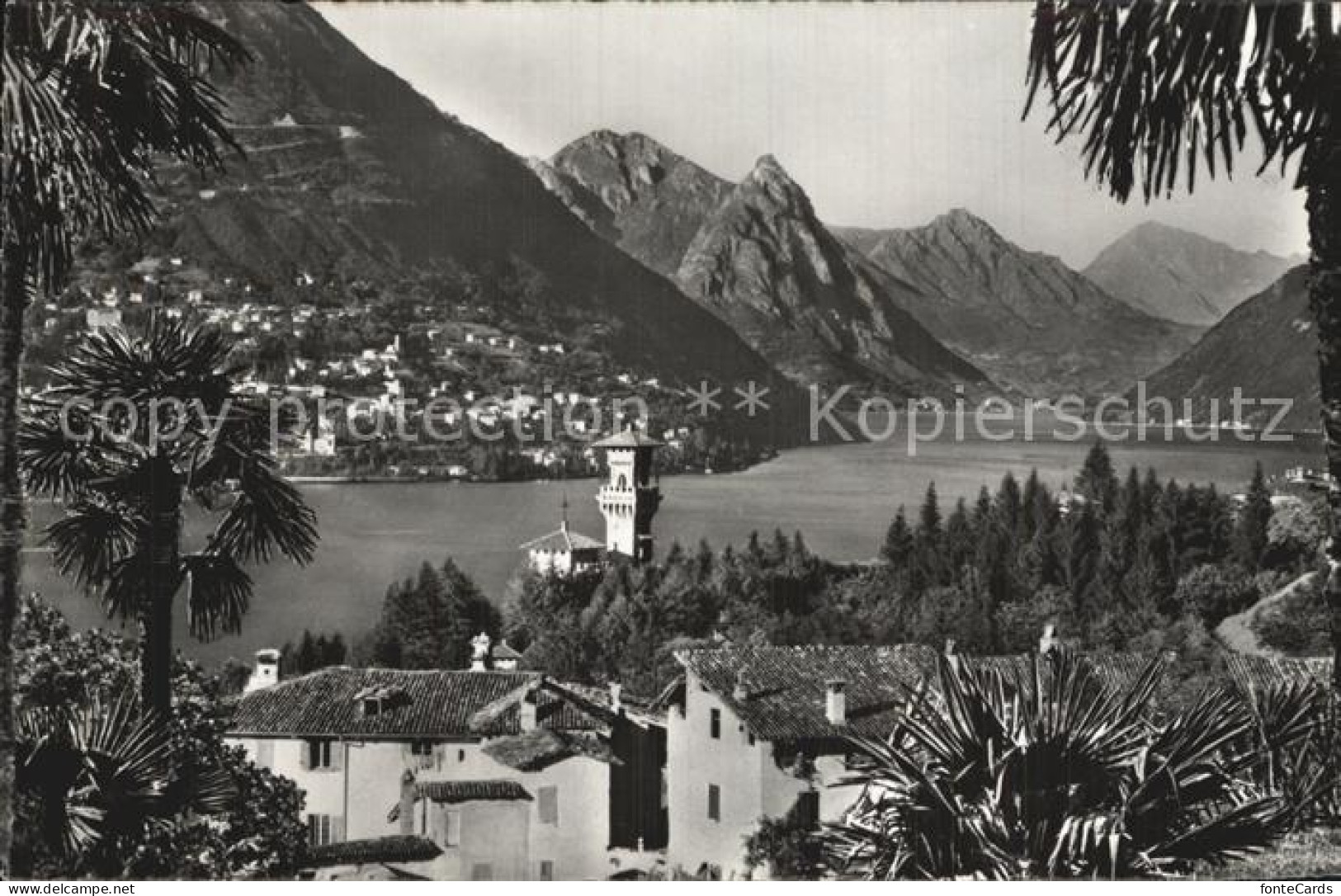 12472013 Lugano TI Sfondo Di Porlezza Lugano - Autres & Non Classés