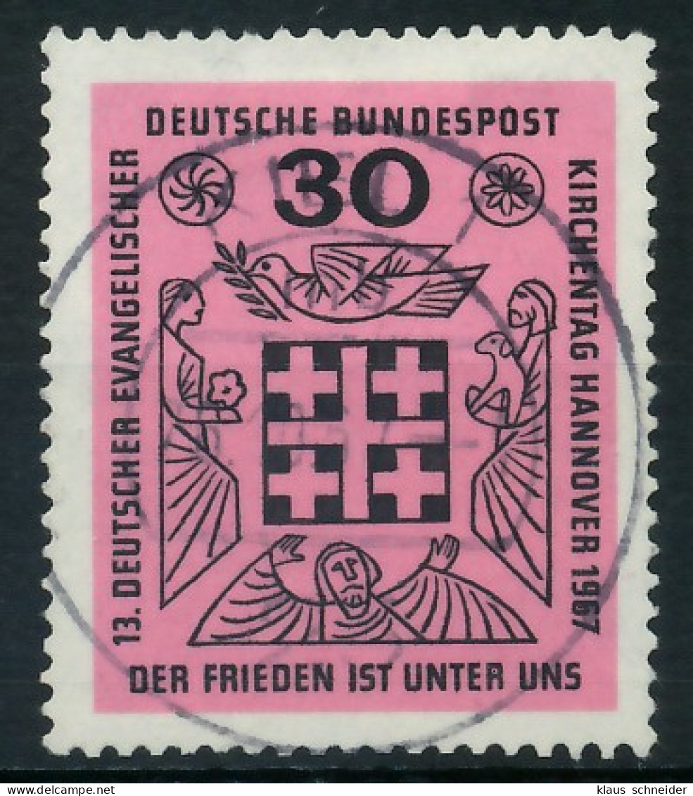 BRD 1967 Nr 536 Zentrisch Gestempelt X7F8DAE - Used Stamps