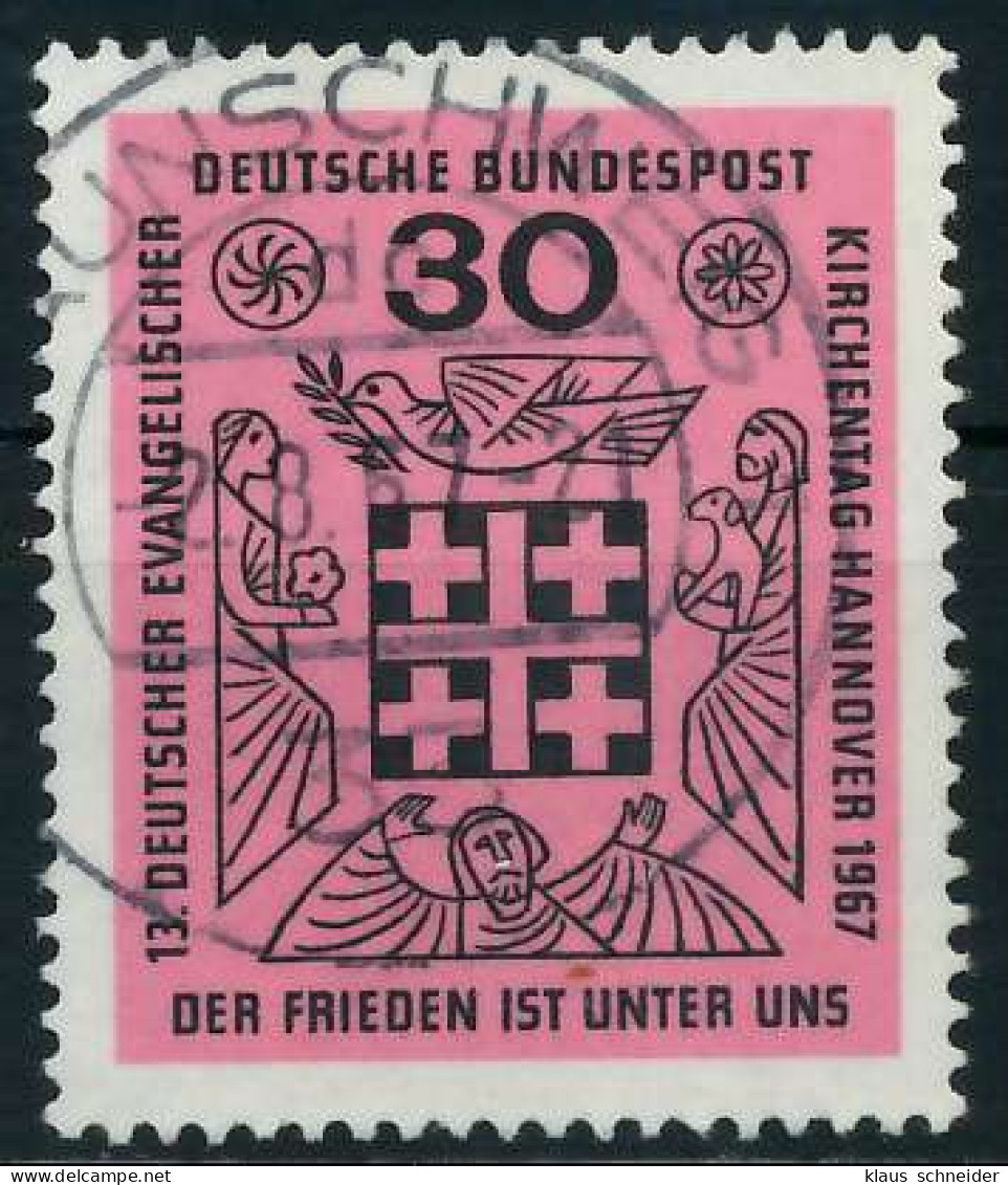 BRD 1967 Nr 536 Zentrisch Gestempelt X7F8DCE - Used Stamps