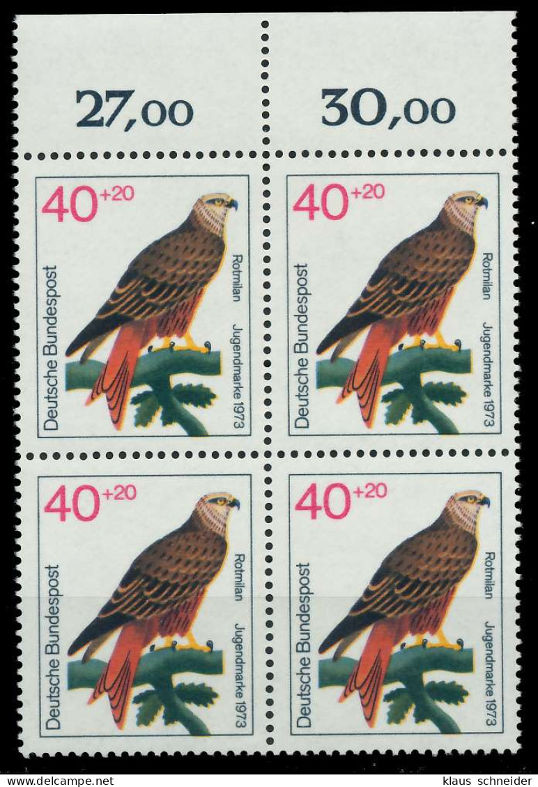 BRD 1973 Nr 756 Postfrisch VIERERBLOCK ORA X7FD6BA - Neufs