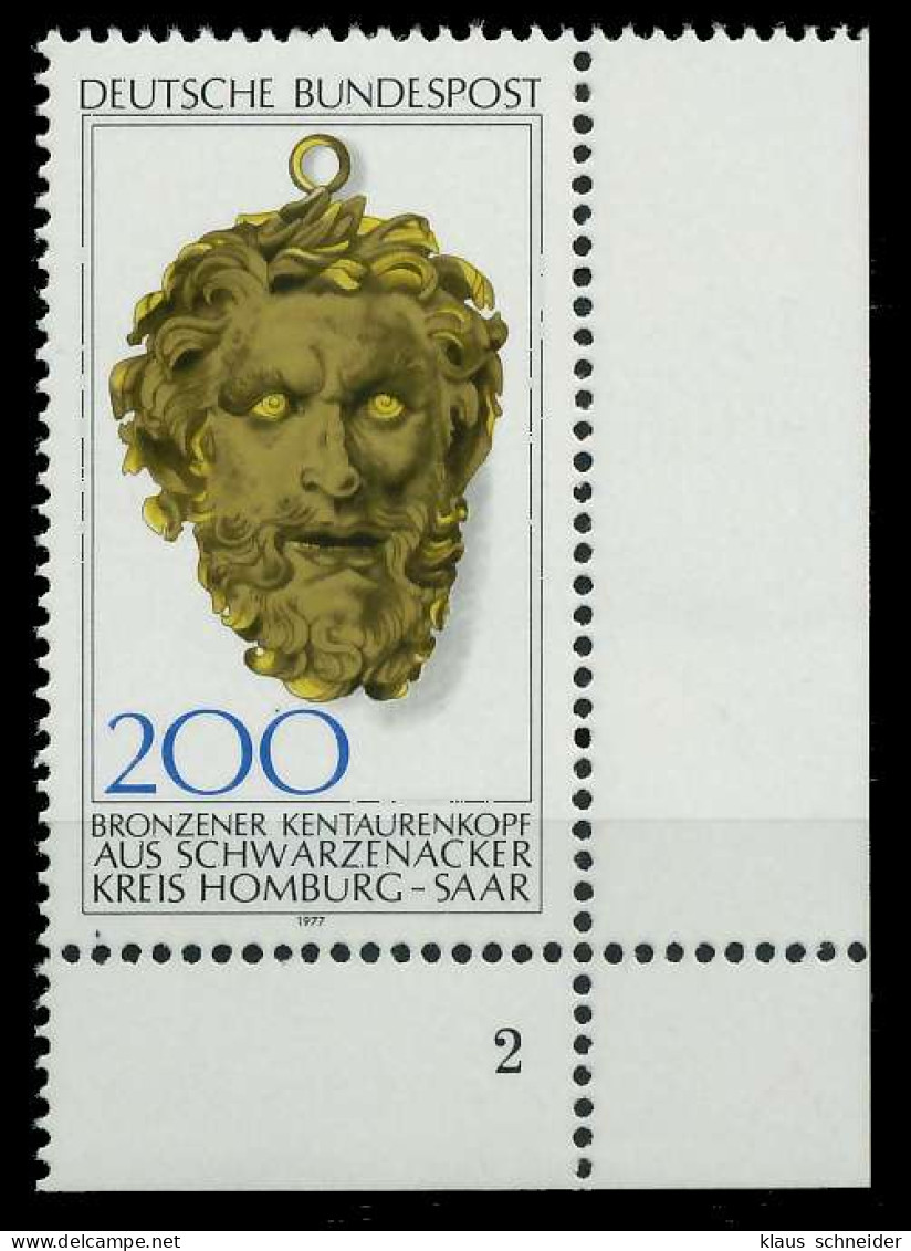 BRD BUND 1977 Nr 945 Postfrisch FORMNUMMER 2 S5F0082 - Unused Stamps