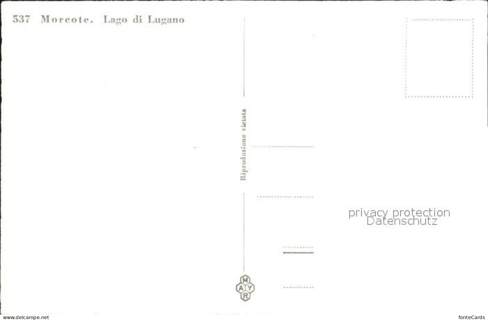 12471984 Morcote TI Lago Di Lugano Morcote - Other & Unclassified