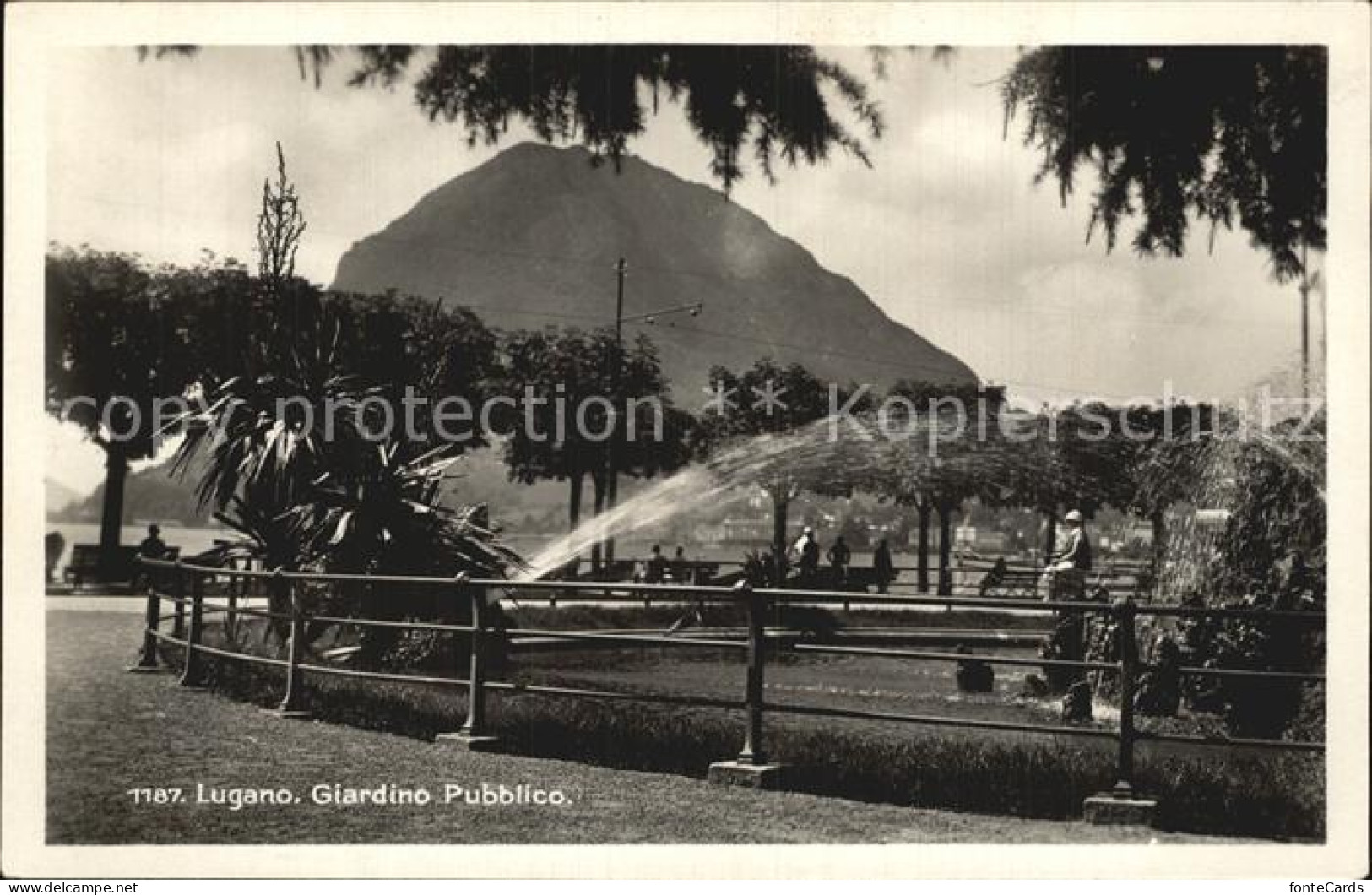 12471982 Lugano TI Giardino Publico Lugano - Autres & Non Classés