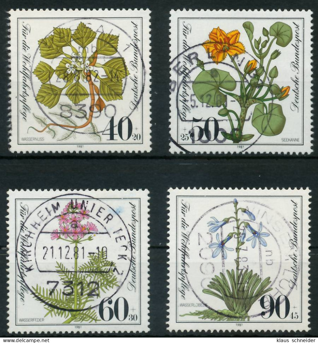 BRD 1981 Nr 1108-1111 Zentrisch Gestempelt X824262 - Gebraucht