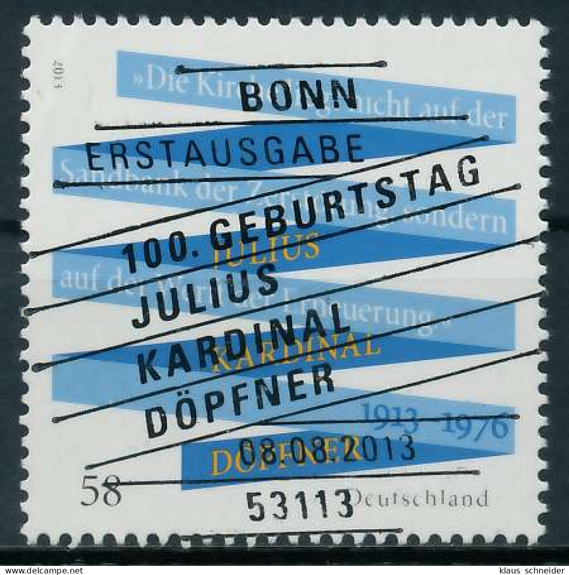 BRD 2013 Nr 3026 ESST Zentrisch Gestempelt X83E162 - Used Stamps