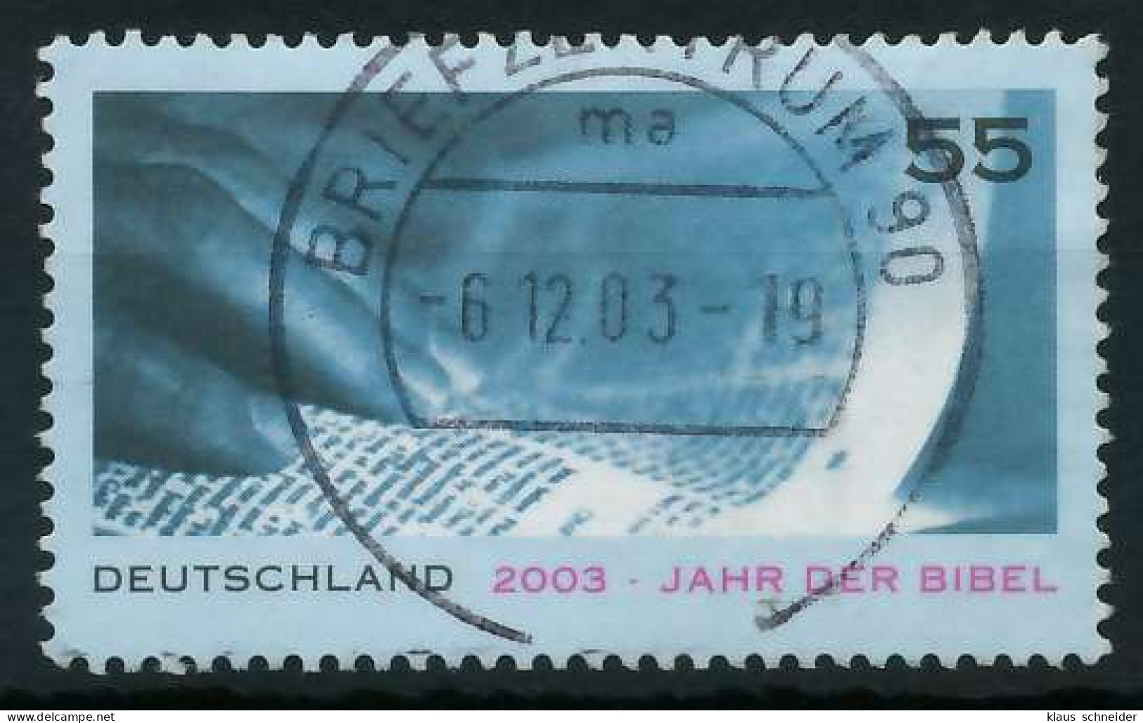 BRD 2003 Nr 2312 Zentrisch Gestempelt X84A6D2 - Gebruikt