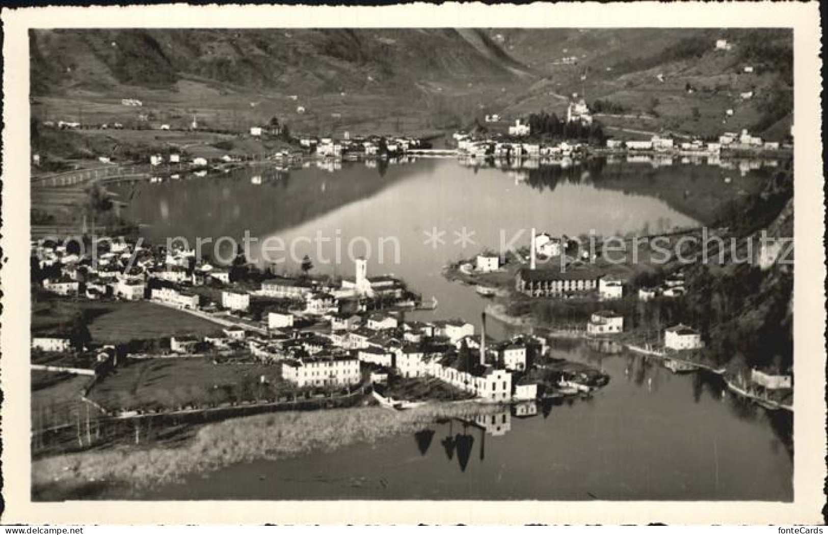 12471948 Lugano TI Fliegeraufnahme Lugano - Autres & Non Classés