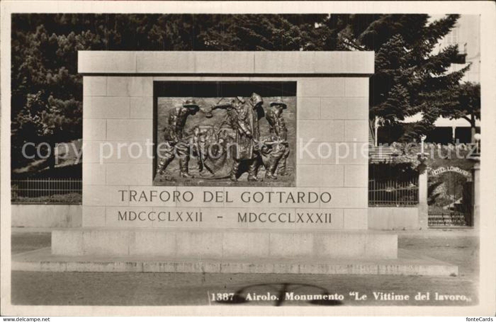 12471300 Airolo Monumento Le Vittime Del Lavoro Airolo - Other & Unclassified