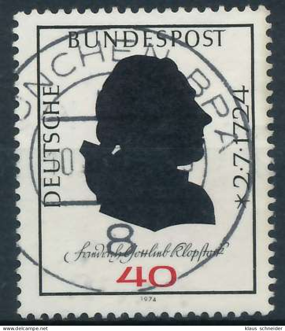 BRD 1974 Nr 809 Zentrisch Gestempelt X8503C2 - Used Stamps
