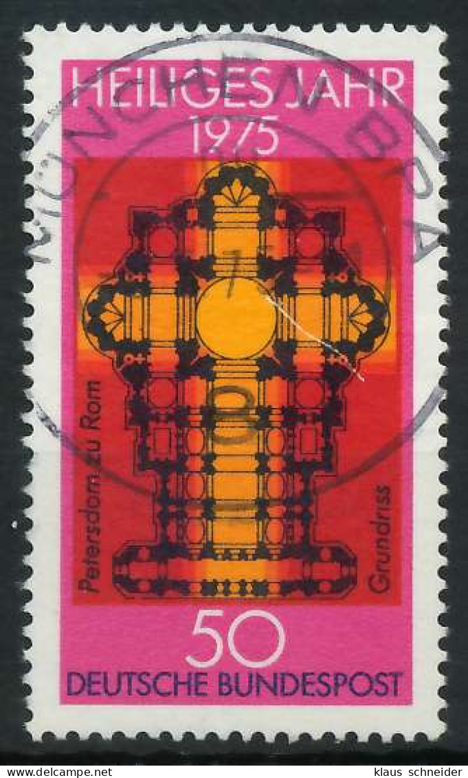 BRD 1975 Nr 834 Zentrisch Gestempelt X850FE6 - Oblitérés