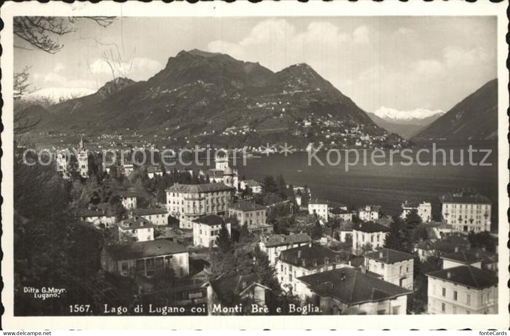 12471288 Lugano TI Monti Bre E Boglia Lugano - Autres & Non Classés