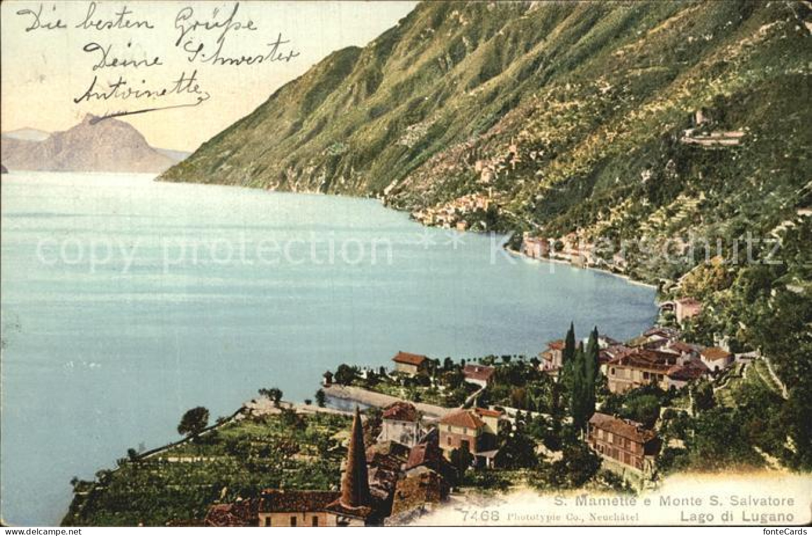 12471278 Lugano TI San Mamette Und Monte San Salvatore Lugano - Andere & Zonder Classificatie