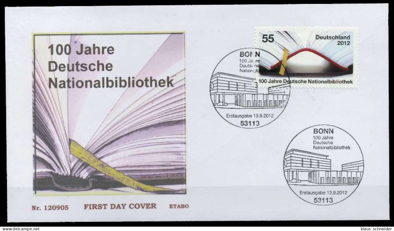 BRD BELEGE Nr 2956 BRIEF FDC X86F80E - Other & Unclassified