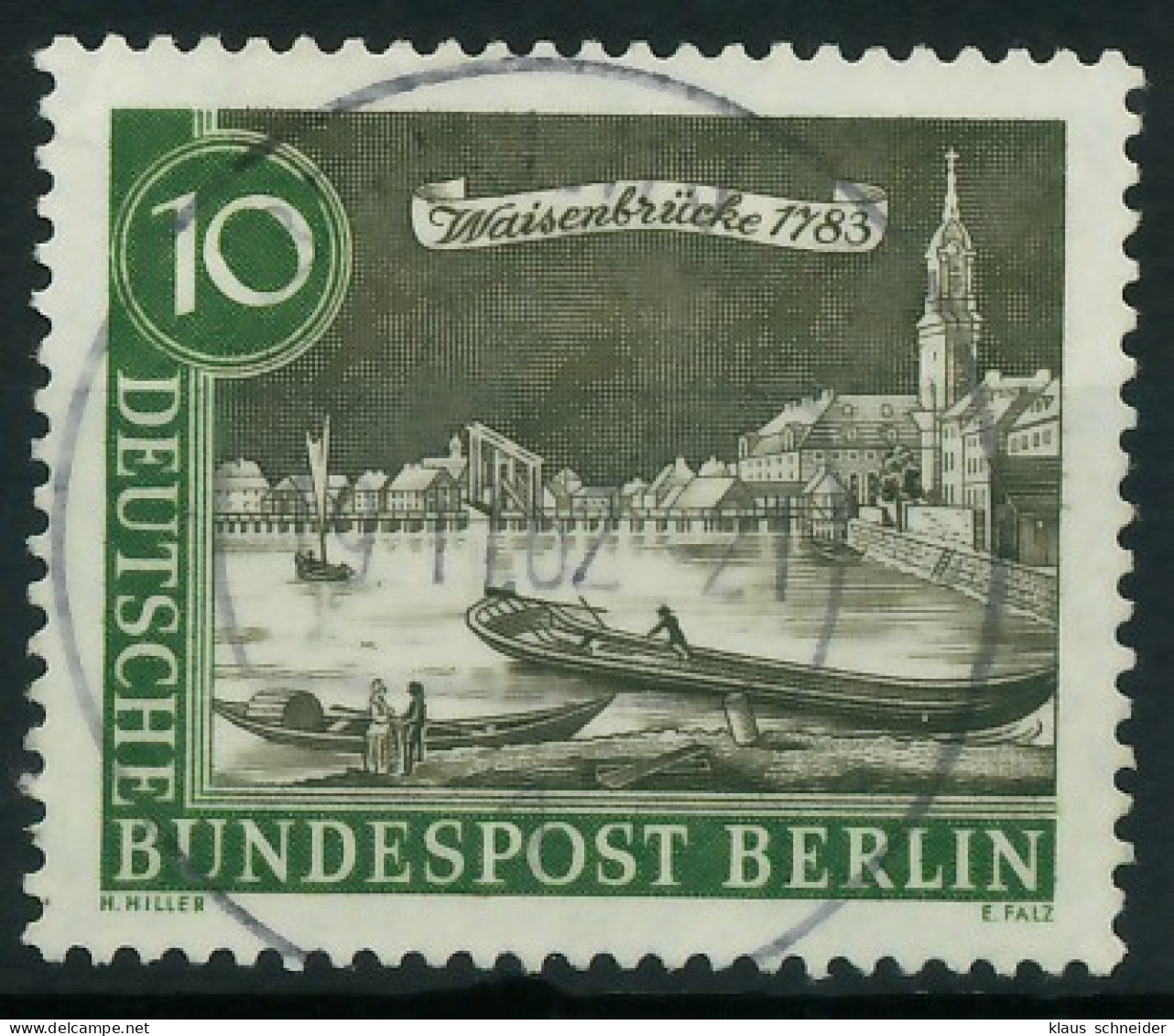 BERLIN 1962 Nr 219 Zentrisch Gestempelt X877A5A - Gebraucht