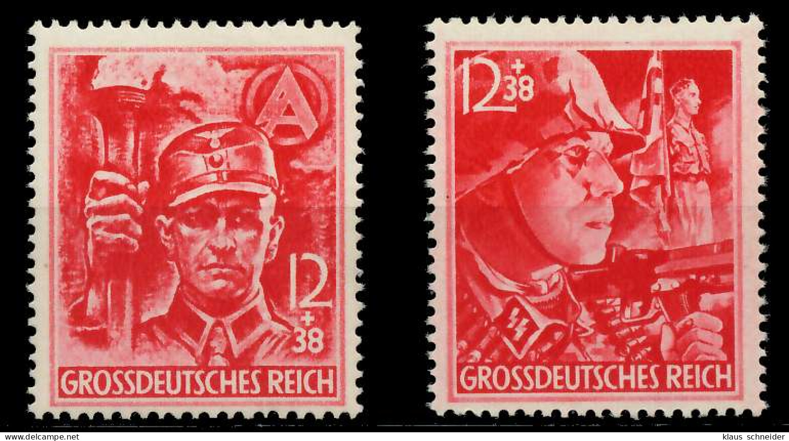 DEUTSCHES REICH 1945 Nr 909-910 Postfrisch X891F02 - Unused Stamps