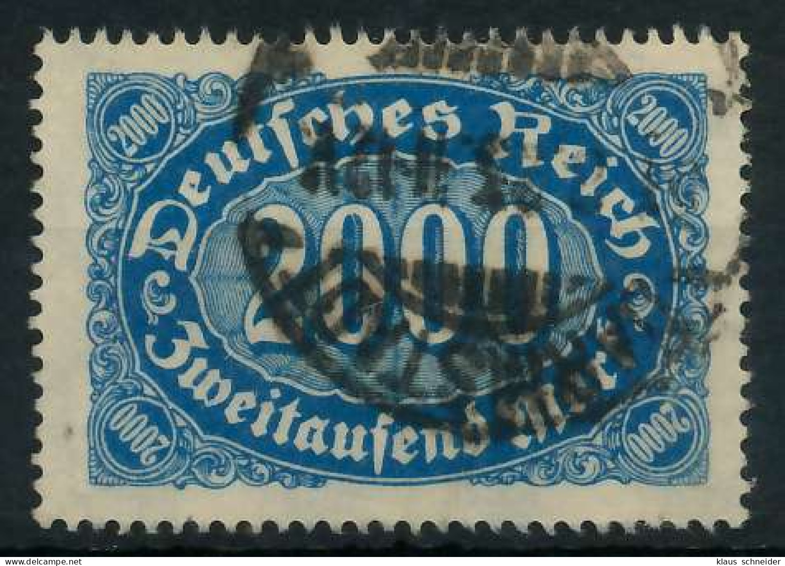 DEUTSCHES REICH 1922 INFLATION Nr 253a Gestempelt Gepr. X89913E - Usados