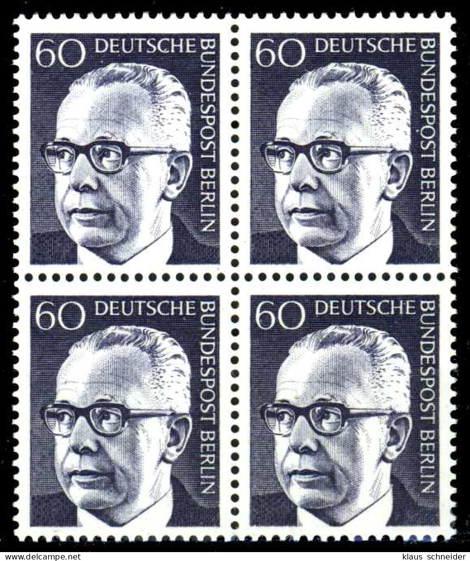 BERLIN DS HEINEMANN Nr 394 Postfrisch VIERERBLOCK S949852 - Unused Stamps