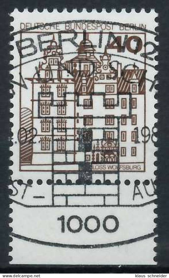 BERLIN DS BURGEN U. SCHLÖSSER Nr 614 ESST ZENTR X914CFE - Used Stamps