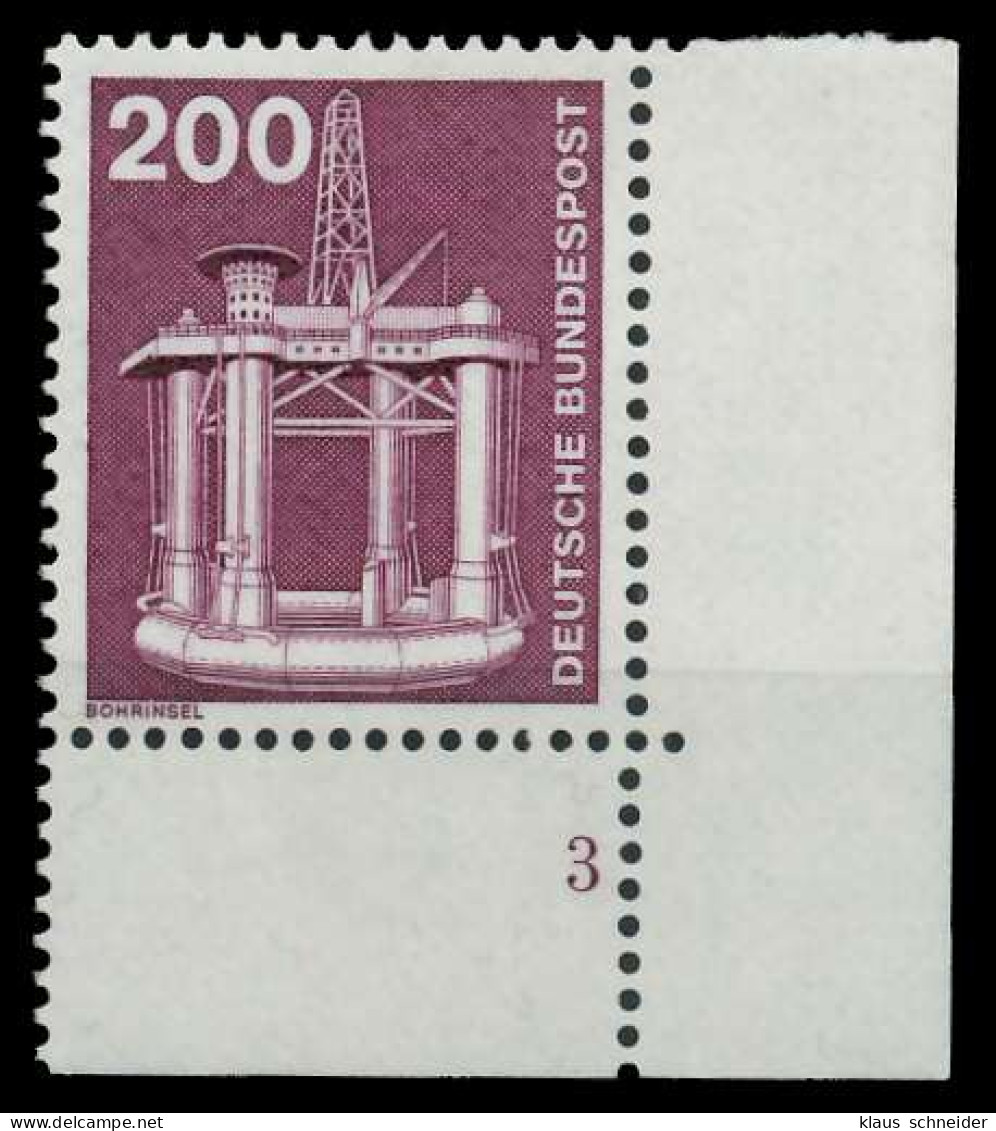 BRD DS INDUSTRIE U. TECHNIK Nr 858 Postfrisch FORMNUMME X92BF8A - Unused Stamps