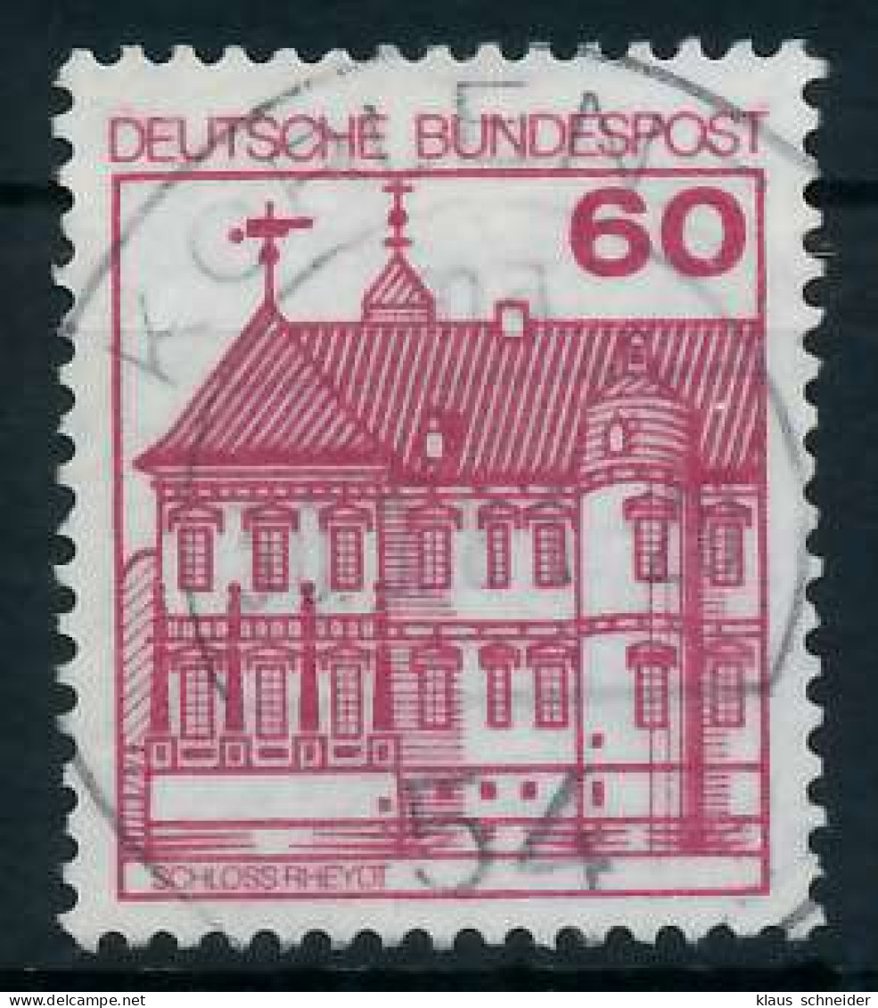 BRD DS BURGEN U. SCHLÖSSER Nr 1028AI Gestempelt X930052 - Used Stamps
