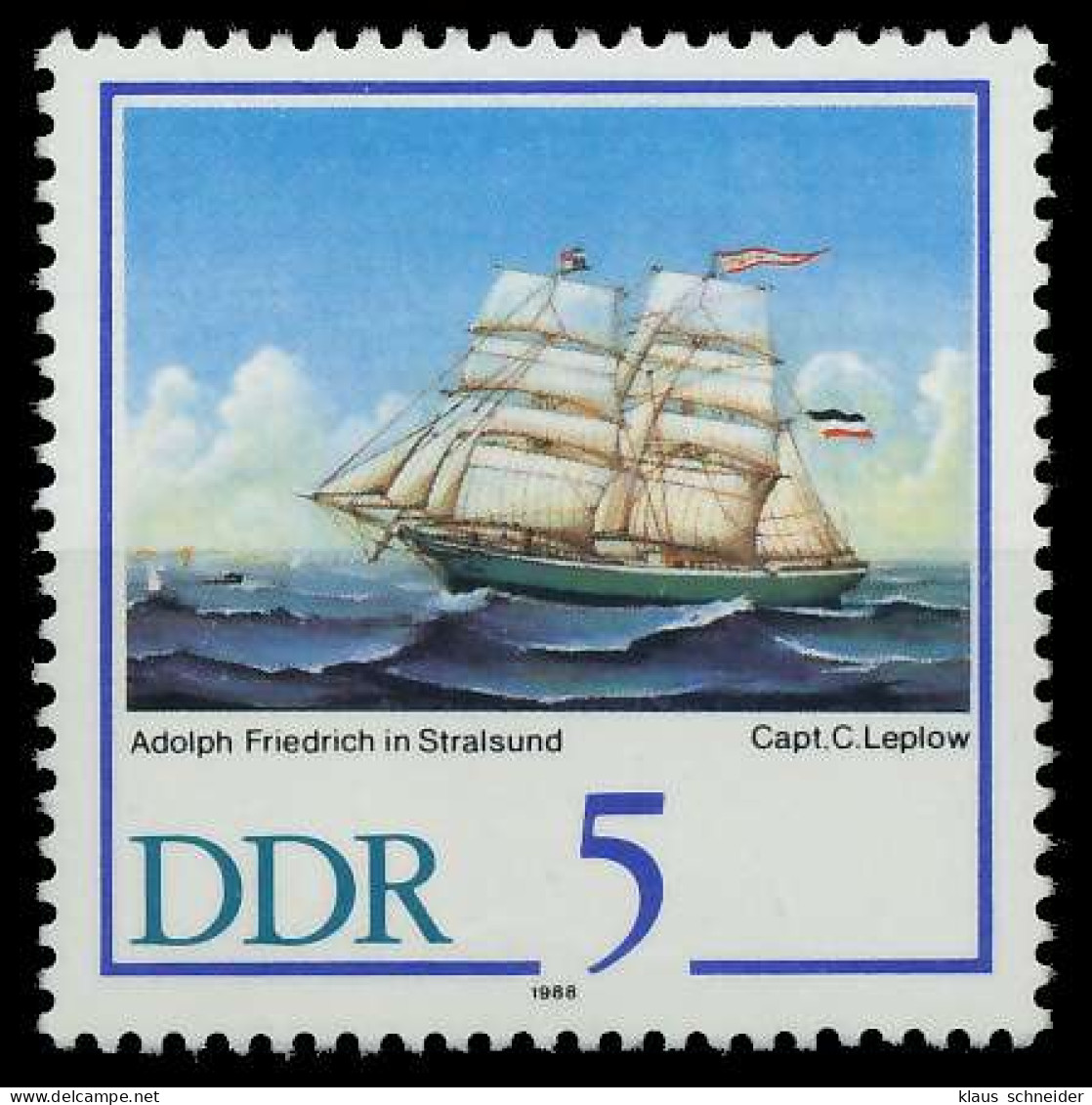 DDR 1988 Nr 3198 Postfrisch SB74E26 - Unused Stamps