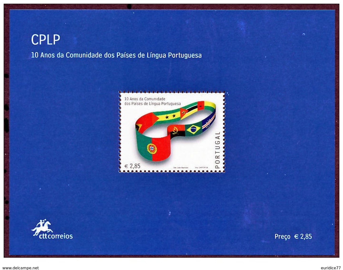 Portugal 2006 - The 10th Anniversary Of CPLP Miniature Sheet Mnh - Ungebraucht