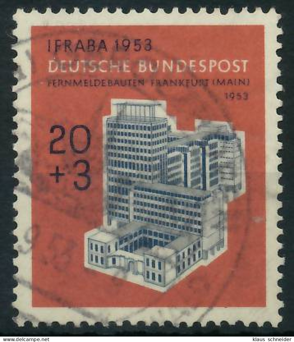 BRD BUND 1953 Nr 172 Gestempelt X2F7D72 - Used Stamps
