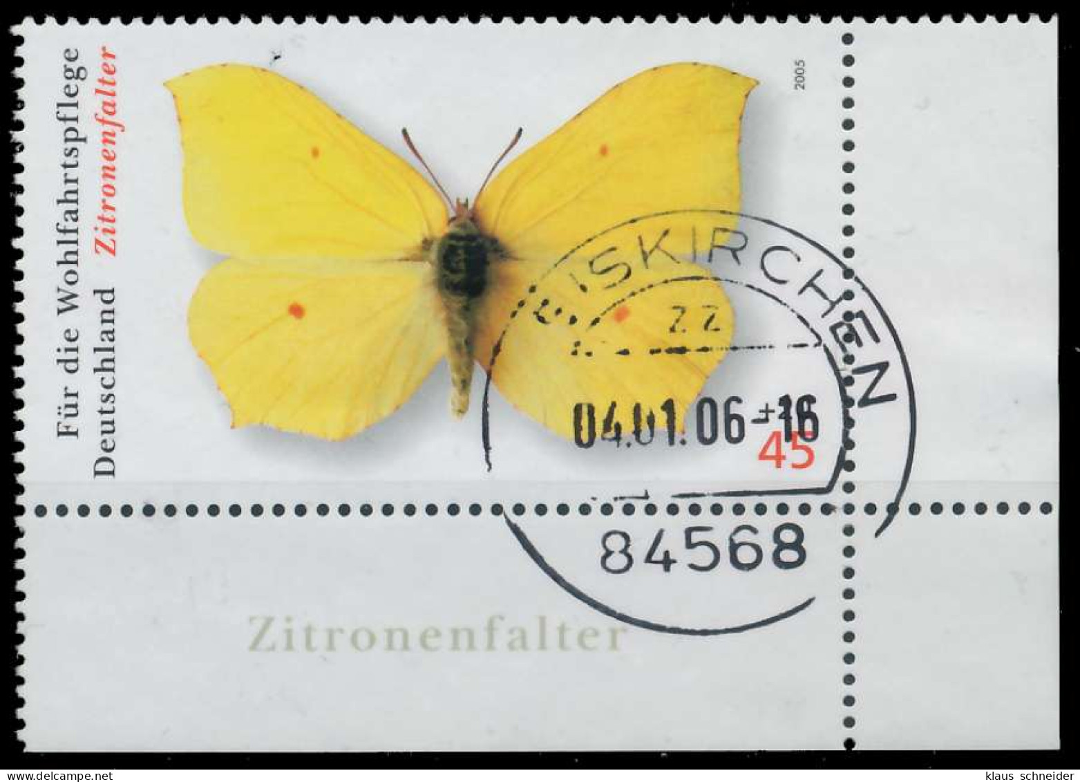 BRD BUND 2005 Nr 2500 Zentrisch Gestempelt ECKE-URE X33B78E - Used Stamps