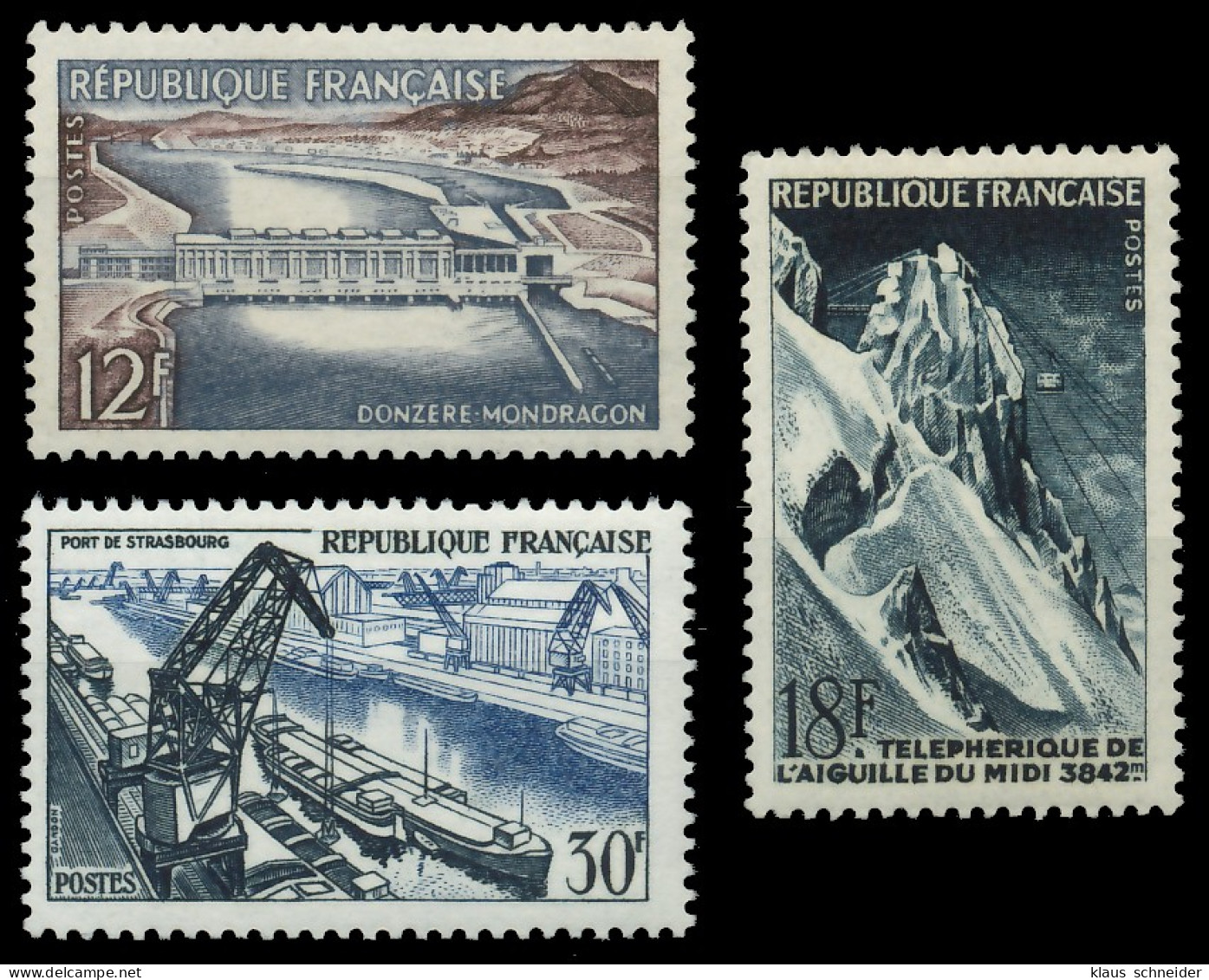 FRANKREICH 1956 Nr 1106-1108 Postfrisch X40BA1E - Ungebraucht