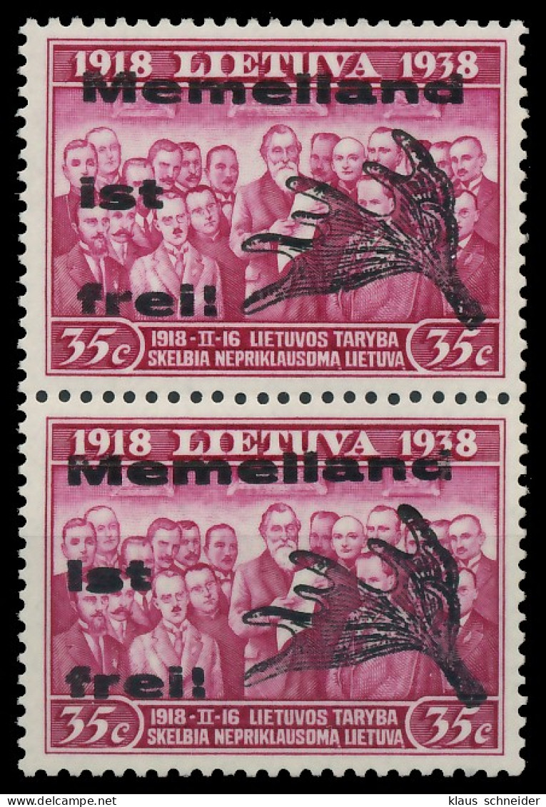 MEMEL LOKALAUSGABEN Nr S1 III-I Und III-II Postfrisch SEN X4166FA - Memel (Klaipeda) 1923