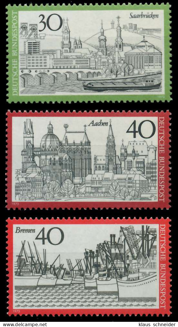 BRD BUND 1973 Nr 787-789 Postfrisch S227AD2 - Unused Stamps