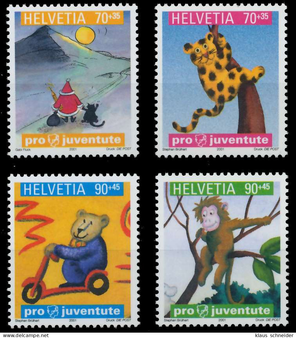 SCHWEIZ PRO JUVENTUTE Nr 1772-1775 Postfrisch X64BDDE - Unused Stamps