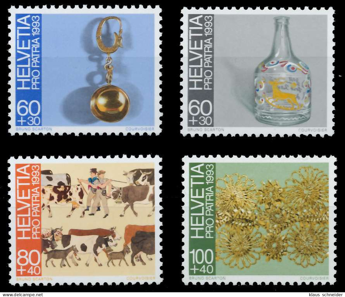 SCHWEIZ PRO PATRIA Nr 1502-1505 Postfrisch X6576D6 - Unused Stamps