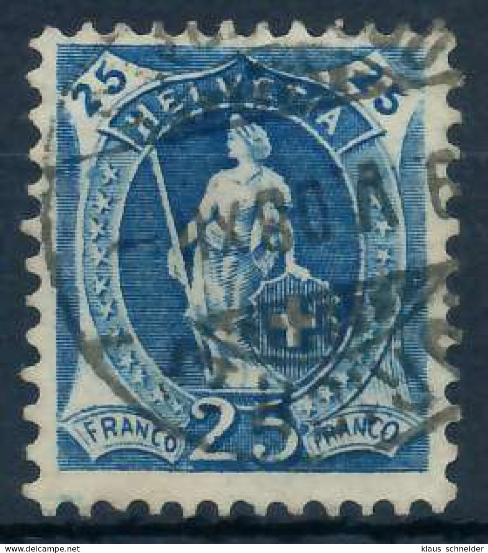 SCHWEIZ STEHENDE HELVETIA Nr 89Cb Gestempelt X6AA72A - Used Stamps