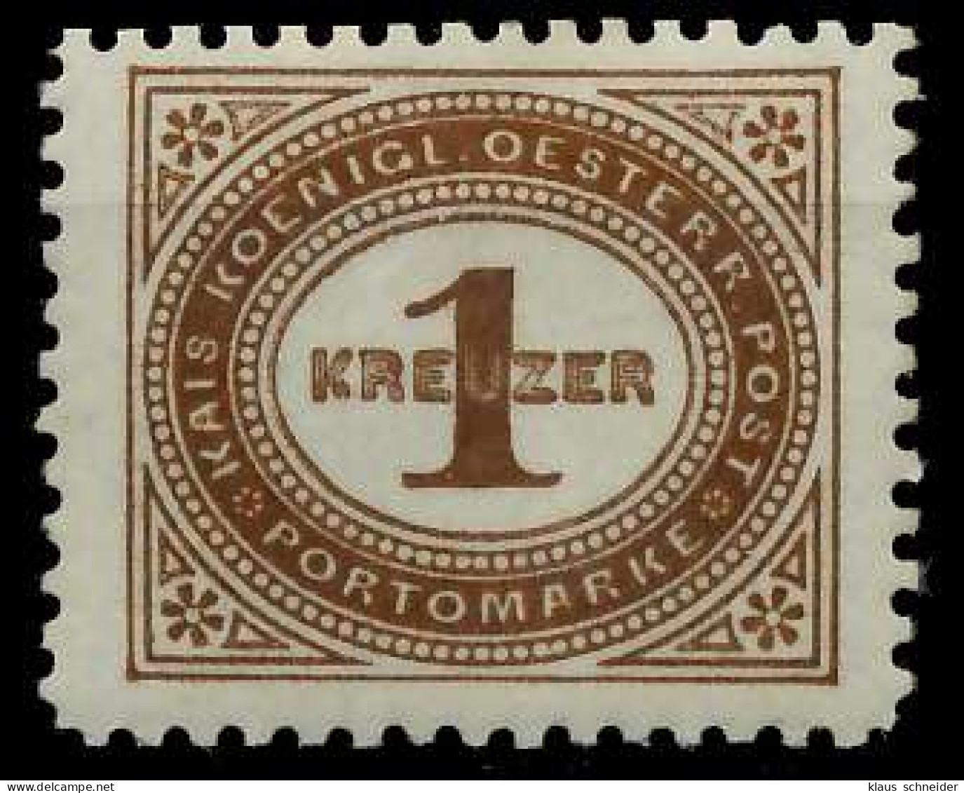 ÖSTERREICH PORTOMARKEN 1894 Nr 1F Postfrisch X7428C6 - Taxe