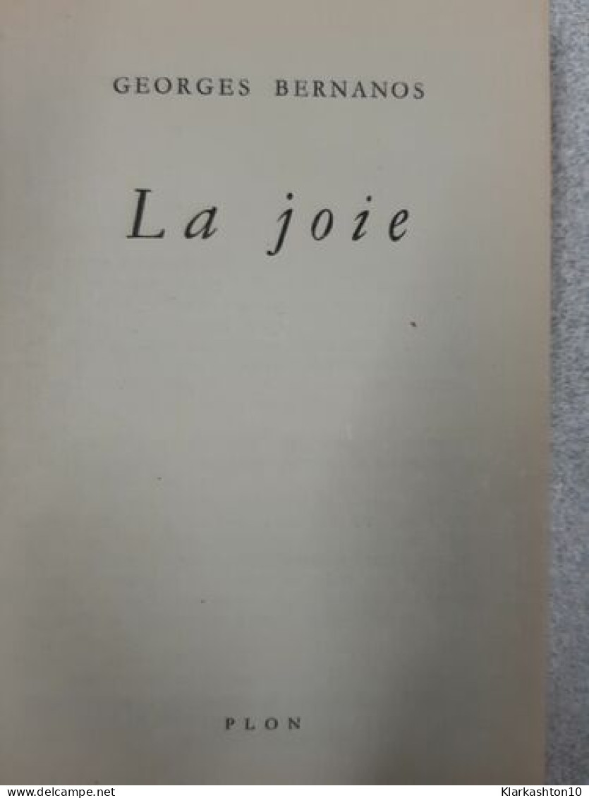 La Joie - Andere & Zonder Classificatie