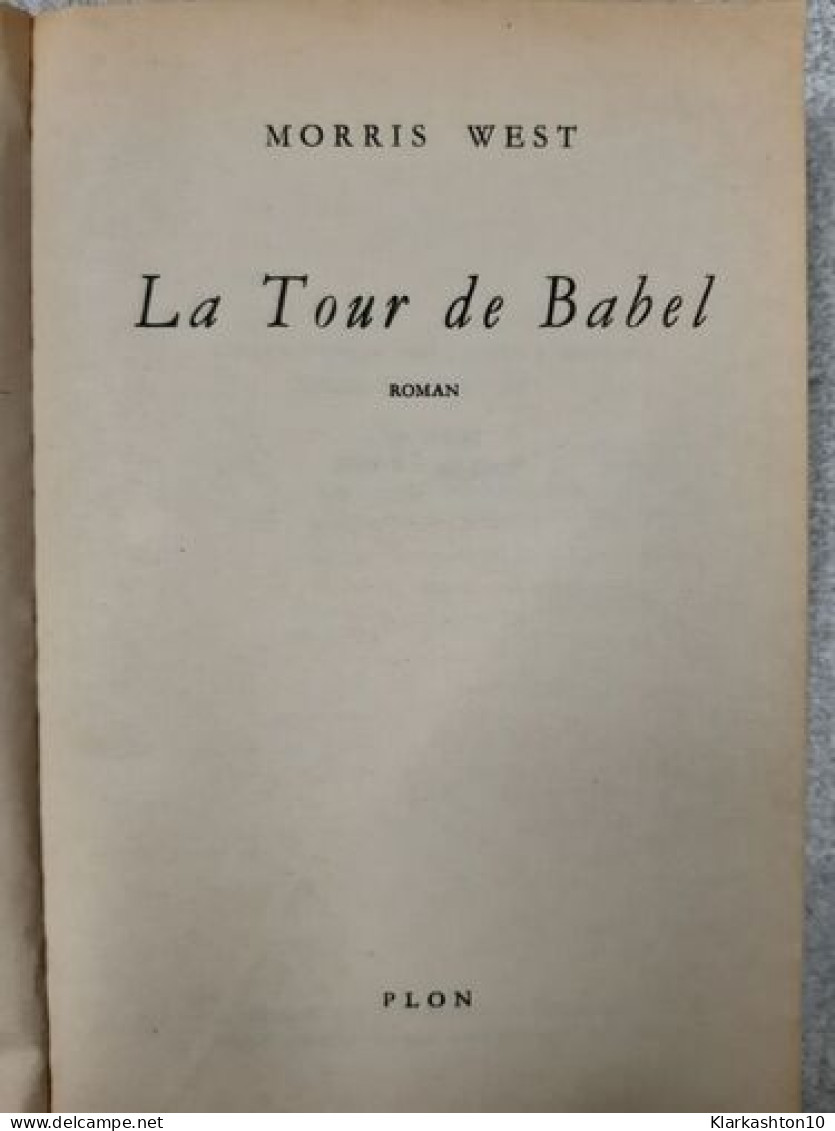 La Tour De Babel - Andere & Zonder Classificatie