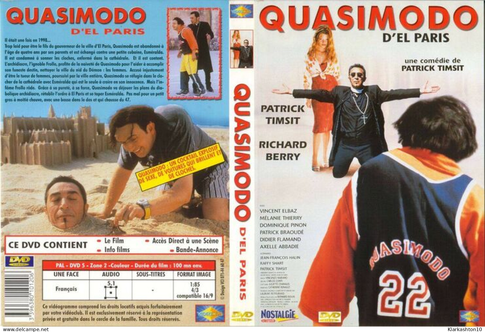 DVD - Quasimodo D'El Paris - Sonstige & Ohne Zuordnung